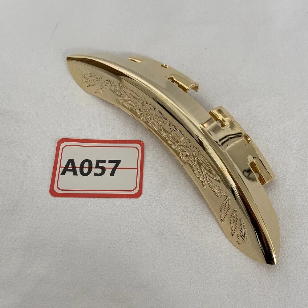 Vintage Gold Engraved Banjo Arm Rest Holder