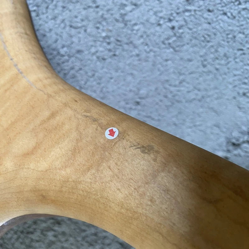 DIY 4 String Bass, Solid Ash Mahogany Body, Maple Wood Neck Through Project