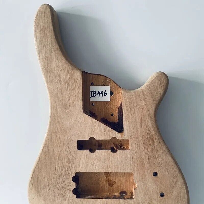5/6 String Electric Bass Mahogany Wood Body