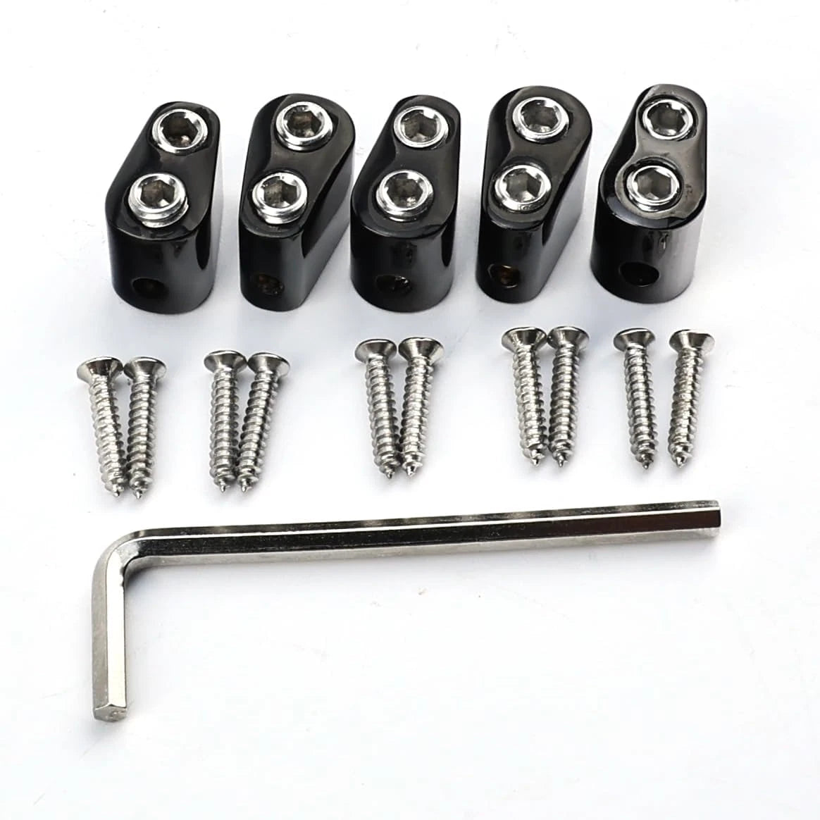 5 String Headless Bass String Lock Retainer Clamps
