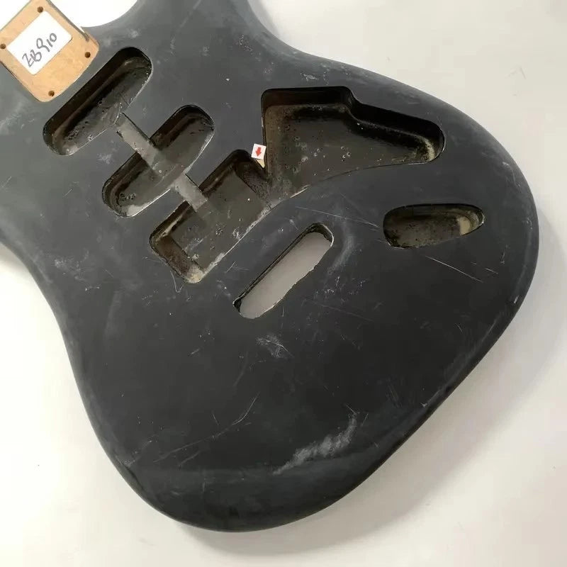 Black Guitar Body HSH Basswood Body Fit ST