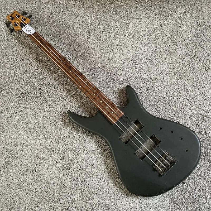 DIY 4 String Electric Bass, Basswood Body, Maple Neck, Rosewood Fingerboard