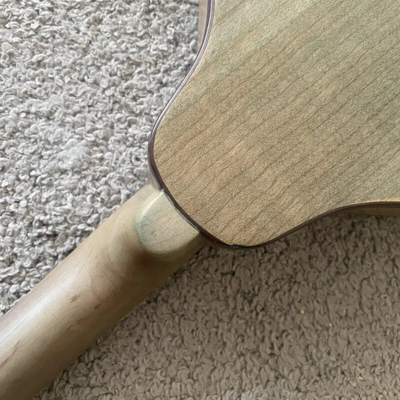 DIY Project Mandolin 8 String Guitar, Spruce Maple Top, Mahogany Neck