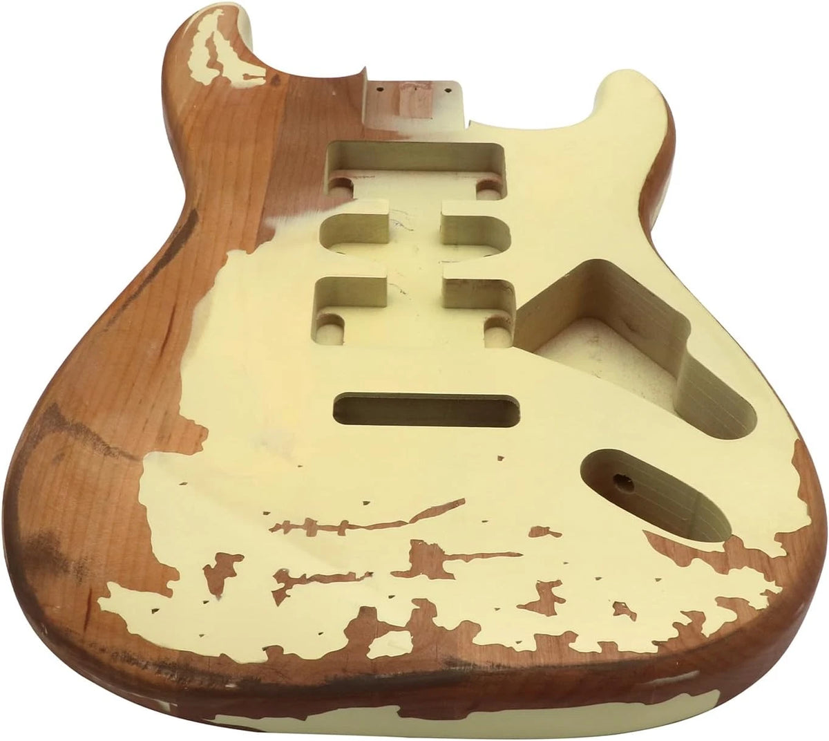 Relic Alder Wood Cream Guitar Body For ST