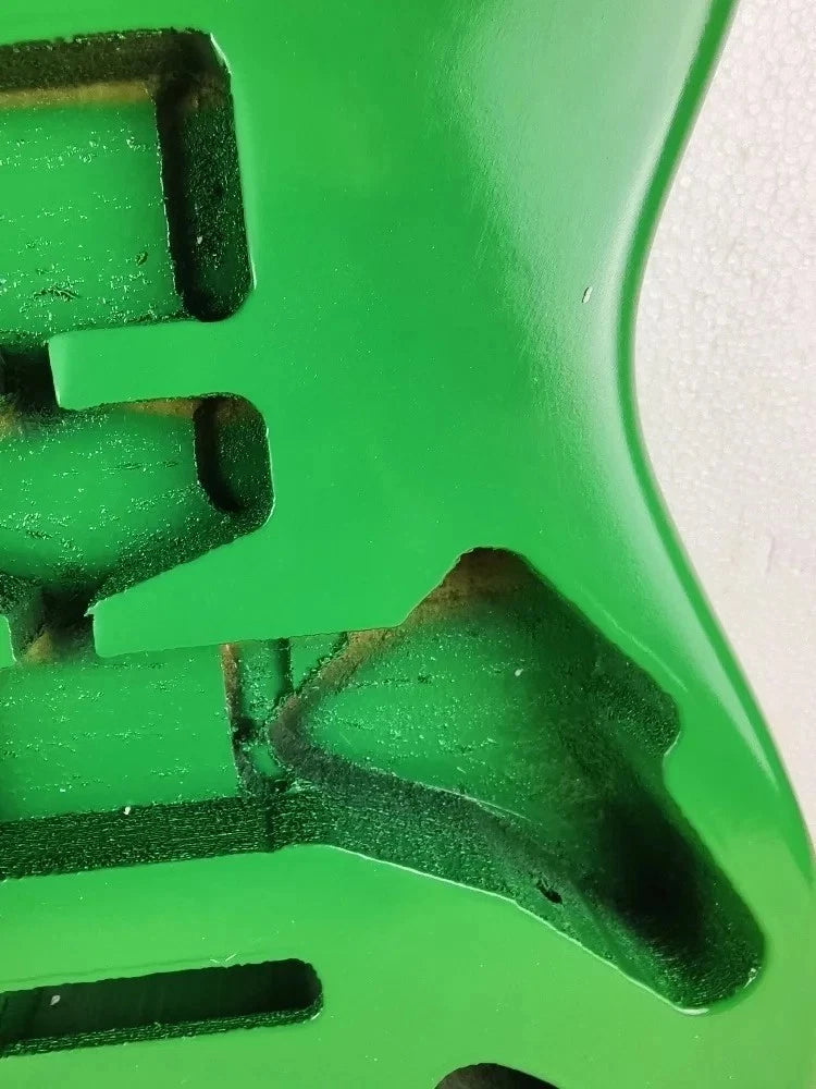 Green Poplar Wood Guitar Body Fit ST Strat