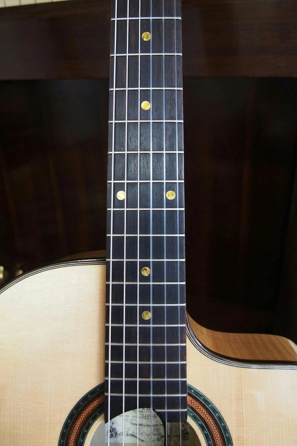 Ocher Gold Guitar Fingerboard Fretboard Inlay Stickers Markers Dots