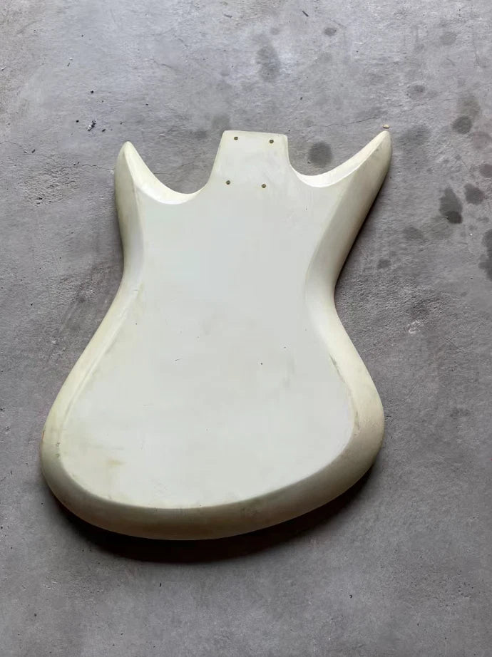 White Guitar DIY Project Body Fit Teisco Sharkfin
