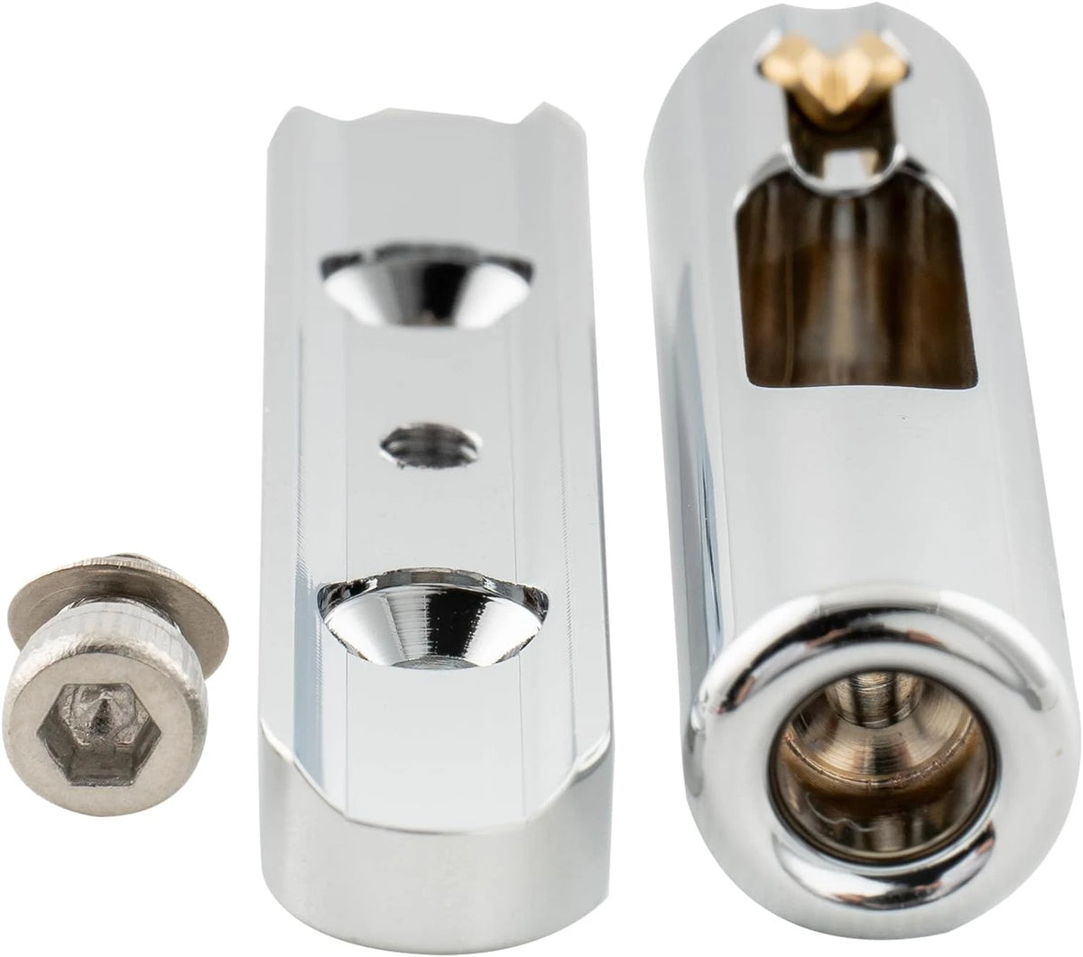 Brass Fixed Guitar Single String Individual Saddles Bridge