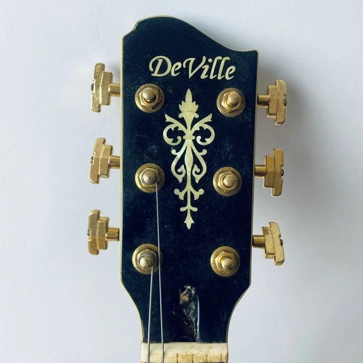 J&amp;D Strings Through Electric Guitar, Mahogany Body, Maple Neck