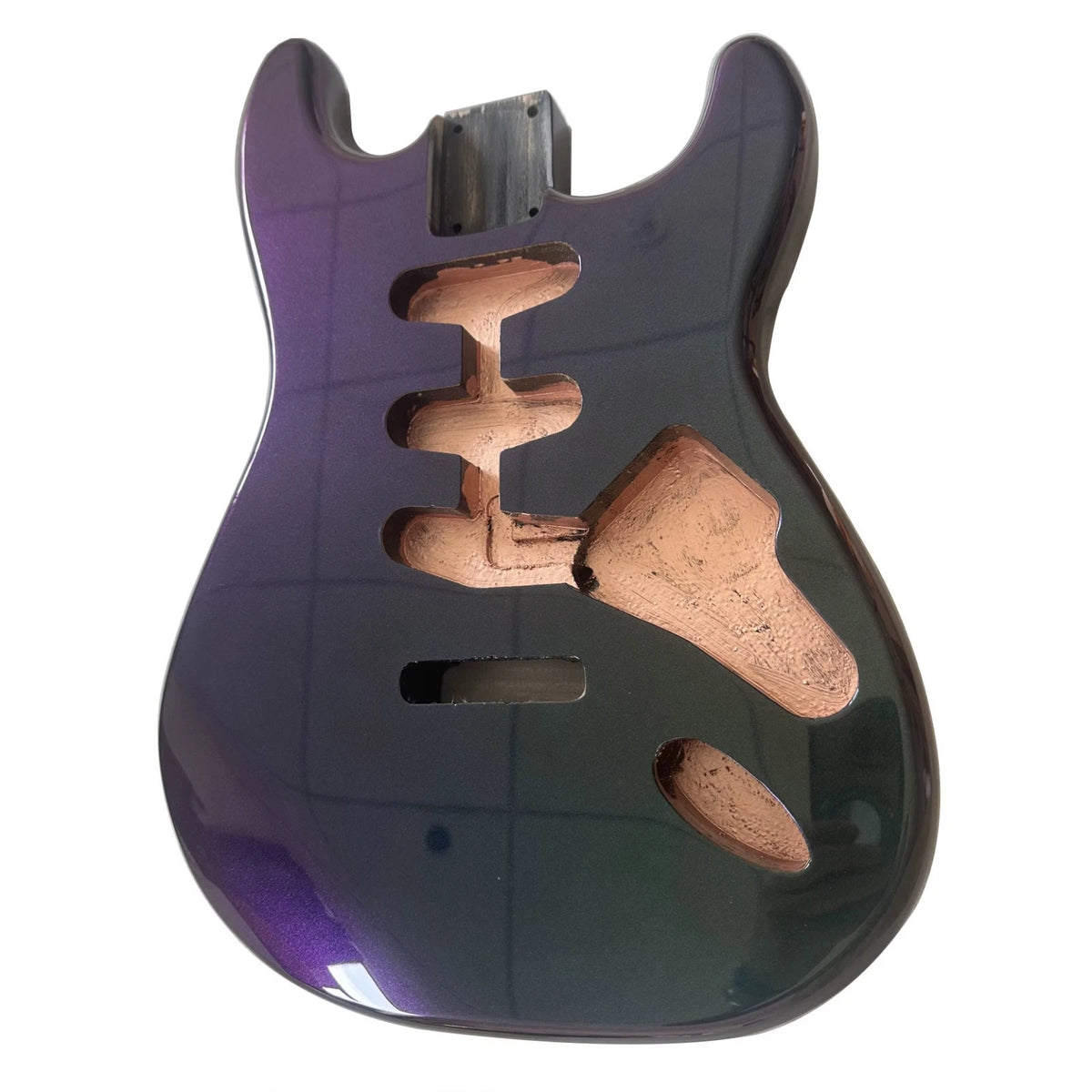Guitar Body, Alder, Gloss Chameleon Finish Fit ST