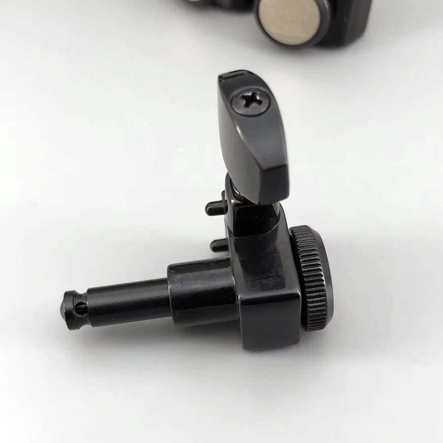 Left-Handed Guitar Locking Machine Heads Tuning Keys in Black Fit ST TL