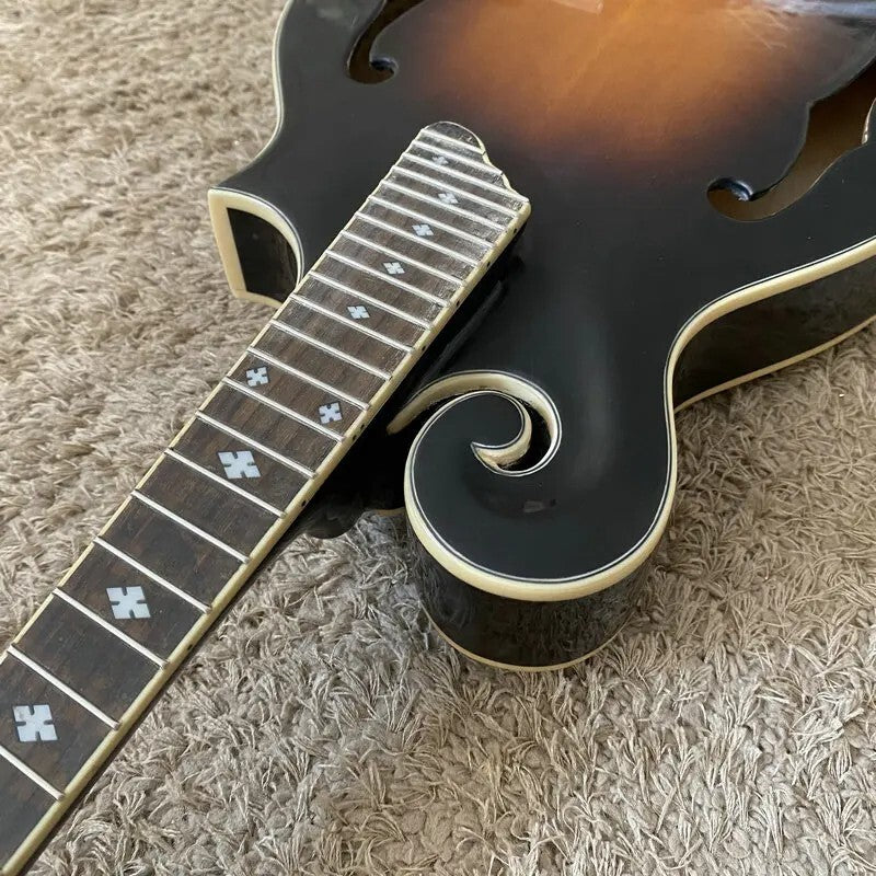 DIY Project 8 String Mandolin, Solid Spruce Top Body, Mahogany Neck