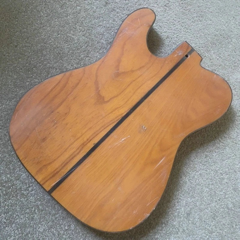 Ash Wood Guitar Body with Tiger Maple Top Body Fit Tele TL
