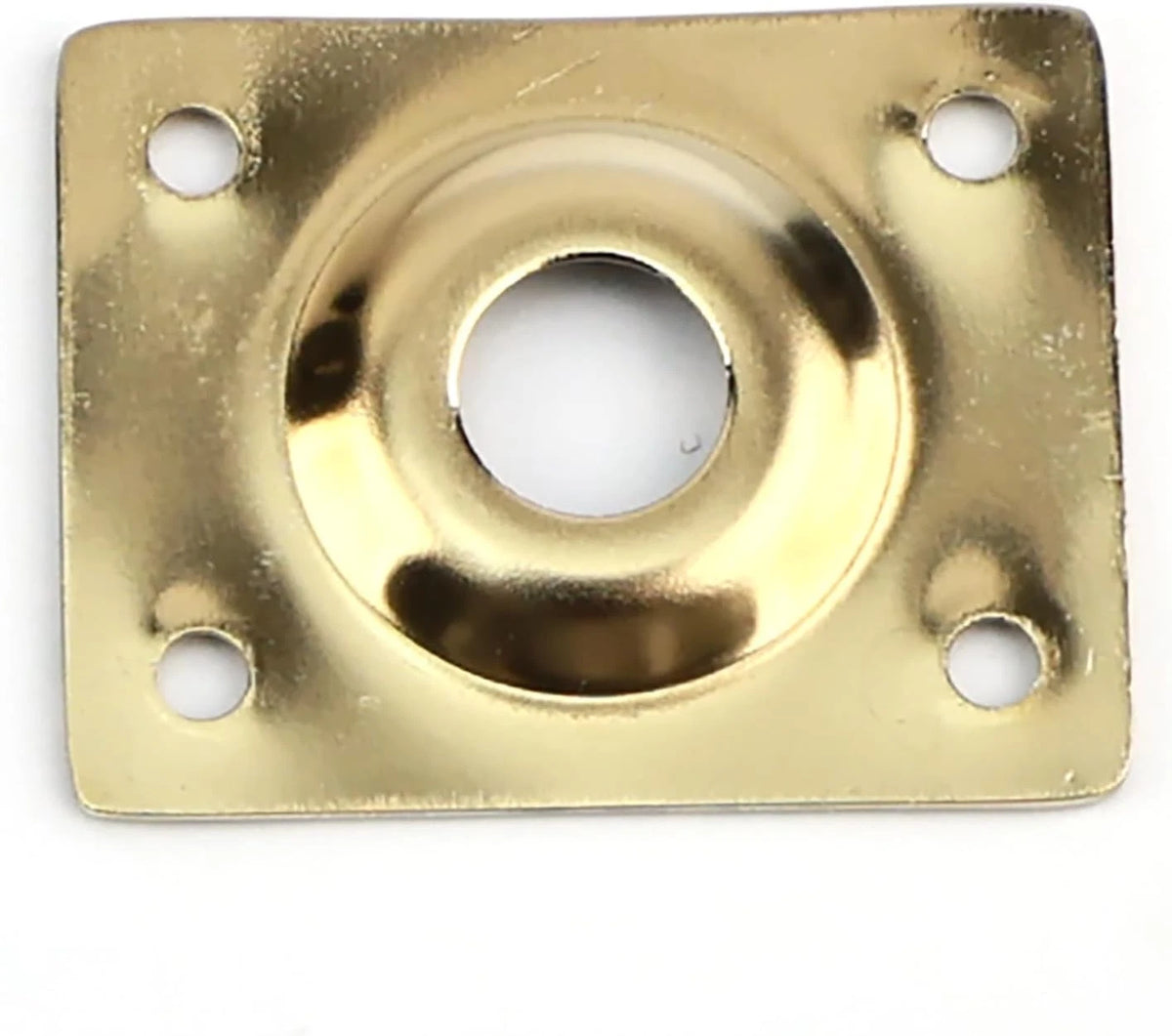 Gold Guitar Engraved Jack Plate Square Socket Fit LP , Tele TL