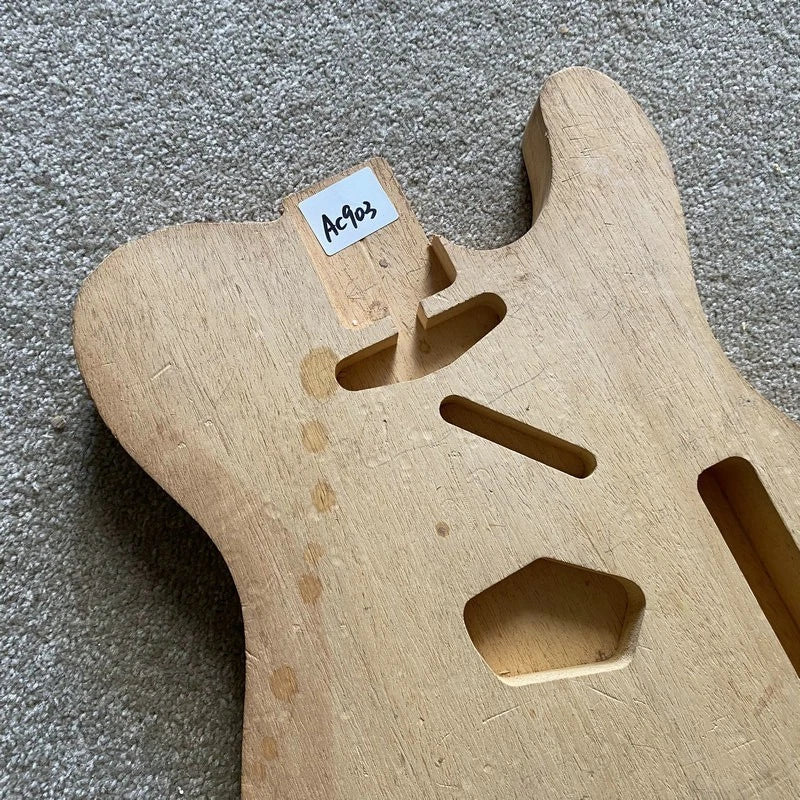 Unfinished Basswood Guitar Body Fit Telecaster Tele