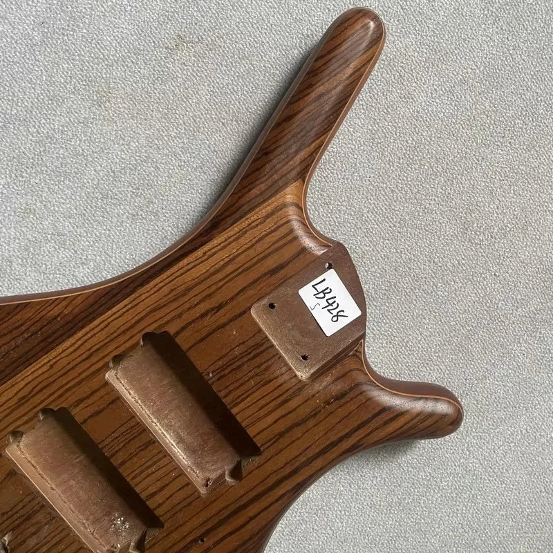 4 String Bass DIY Body, Zebrawood Top Fit Warwick