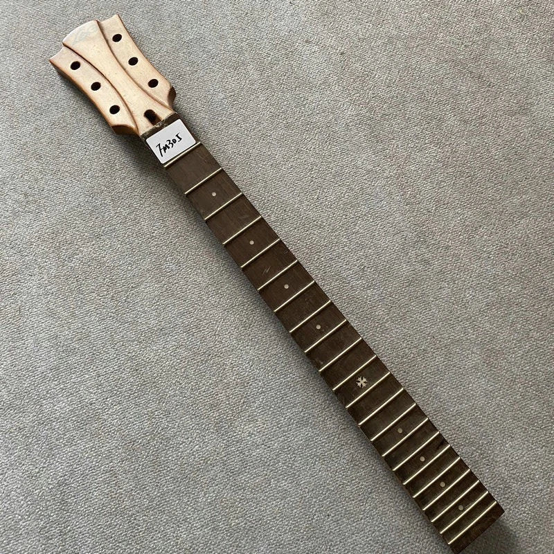 Mahogany Wood Guitar Neck, Rosewood 22 Frets Fingerboard