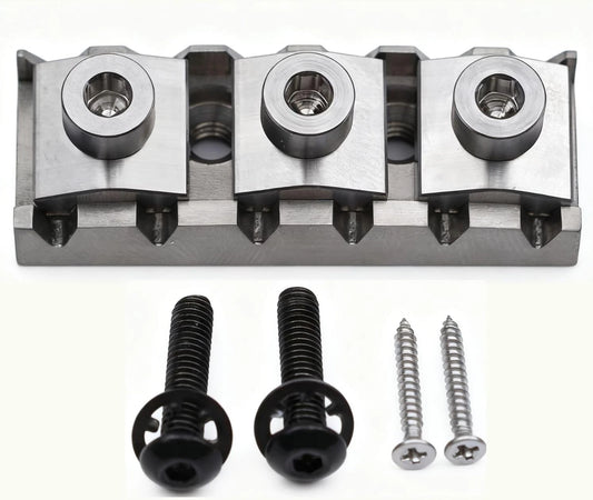 R3 Titanium Guitar 43MM Bridge Tremolo Locking Nut Fit Floyd Rose