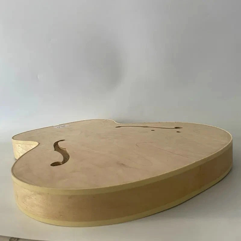 Unfinished Maple Jazz Guitar Hollow Body DIY Project