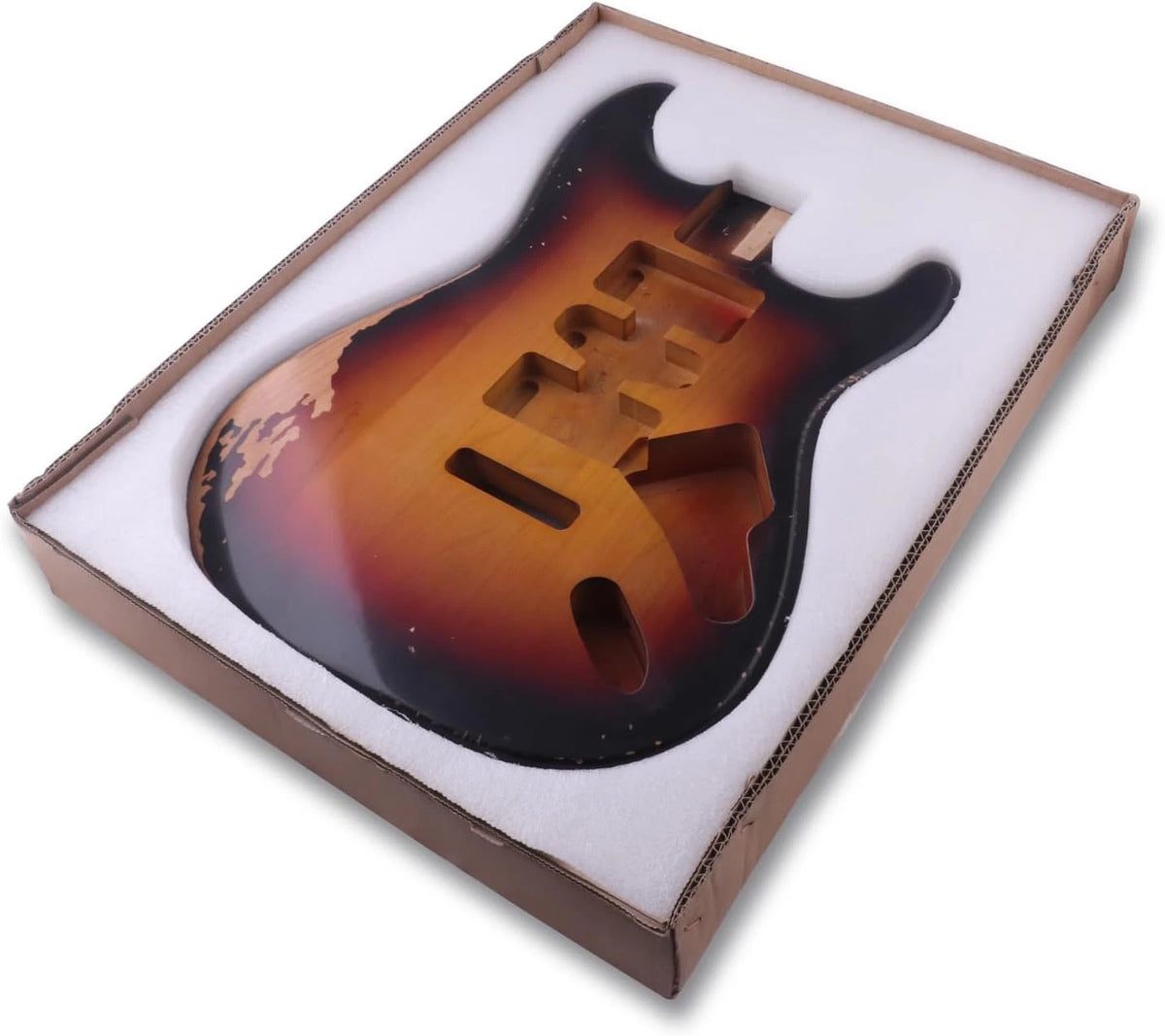 Alder Wood Sunburst Color Guitar Solid Body Fit Stratocaster Strat