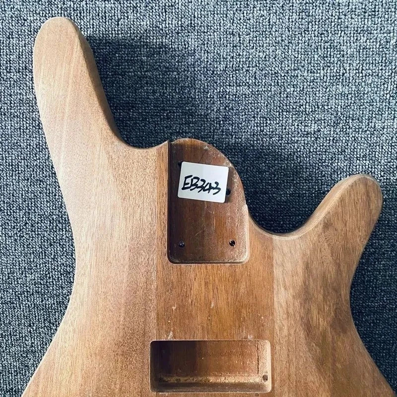 Mahogany Wood 4 String Electric Bass DIY Project Body