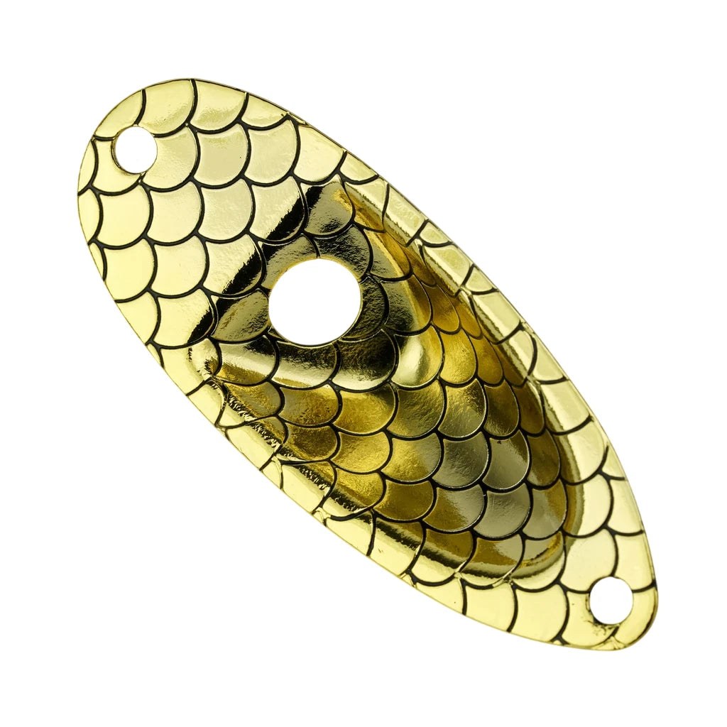 Snake Scale Guitar Oval Boat Jack Plate Socket Fit Stratocaster Strat