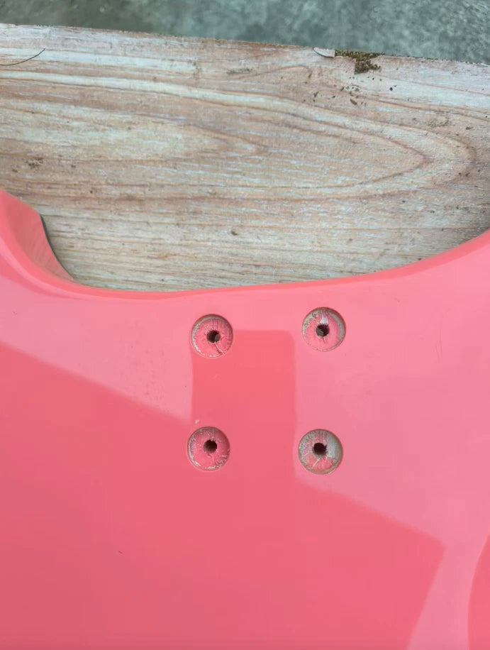 DIY Project Glossy Pink Bass Guitar Body