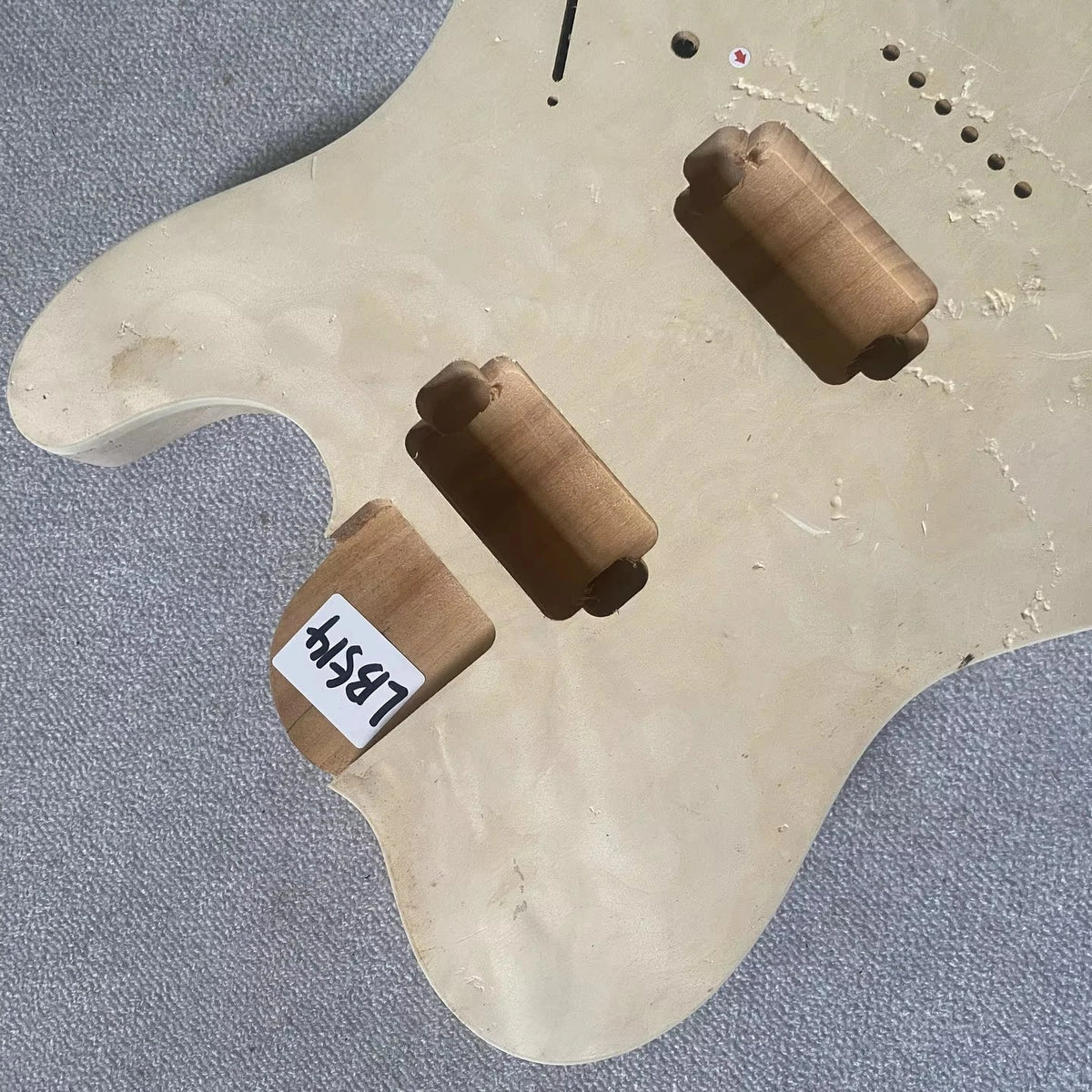 HH Quilted Maple Top Guitar Body Fit Tele with String Through Bridge