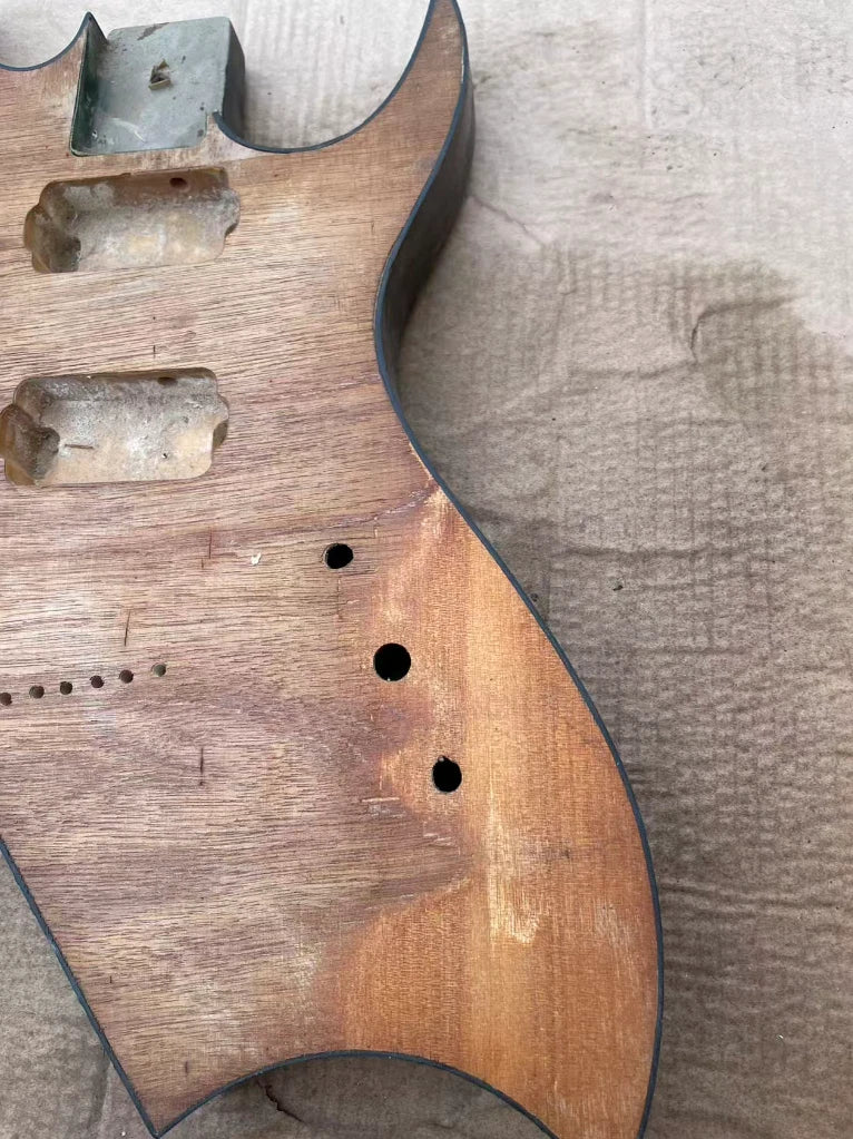 HH DIY Project Guitar Body with String Through Bridge Fit BICH Guitars