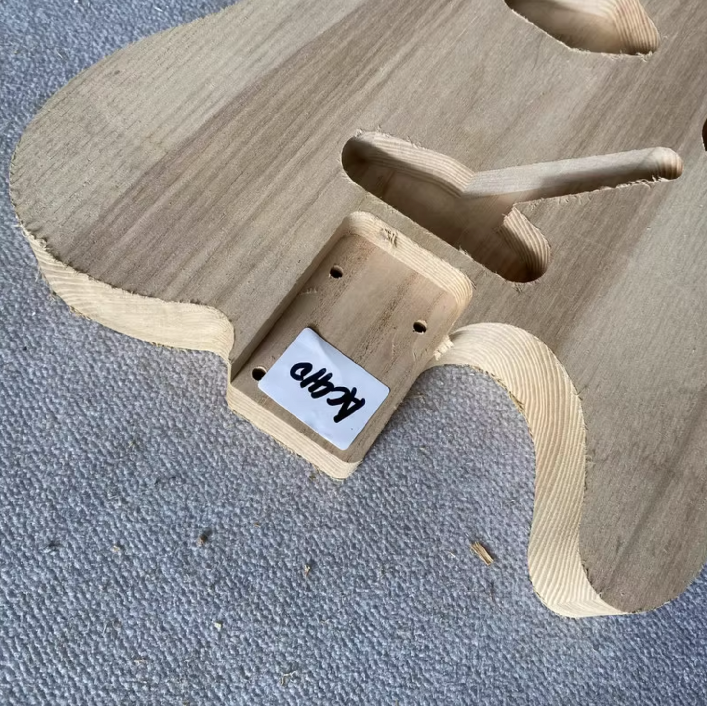 Left Handed Alder Wood Guitar Unfinished Body Fit Telecaster Tele