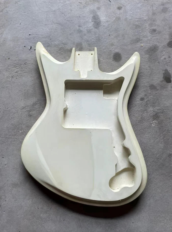 White Guitar DIY Project Body Fit Teisco Sharkfin