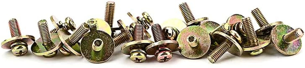 20x Metal Drum Set Lug Claw Hook Mount Screws Washer Fit Snare/Tom/Bass Drum
