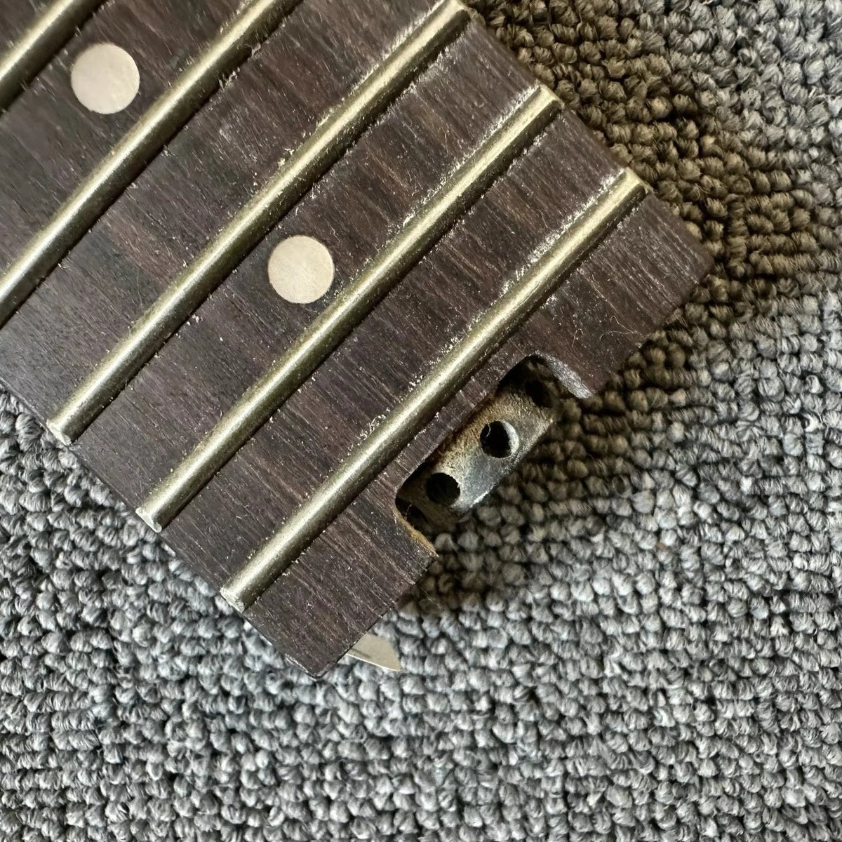 Electric Guitar Neck Solid Roasted Maple Dot Inlay 22 Frets Rosewood