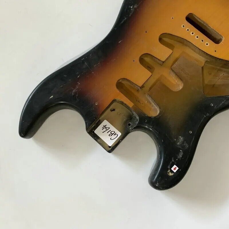 Sunburst Left Handed Basswood Guitar Body Fit Stratocaster Strat