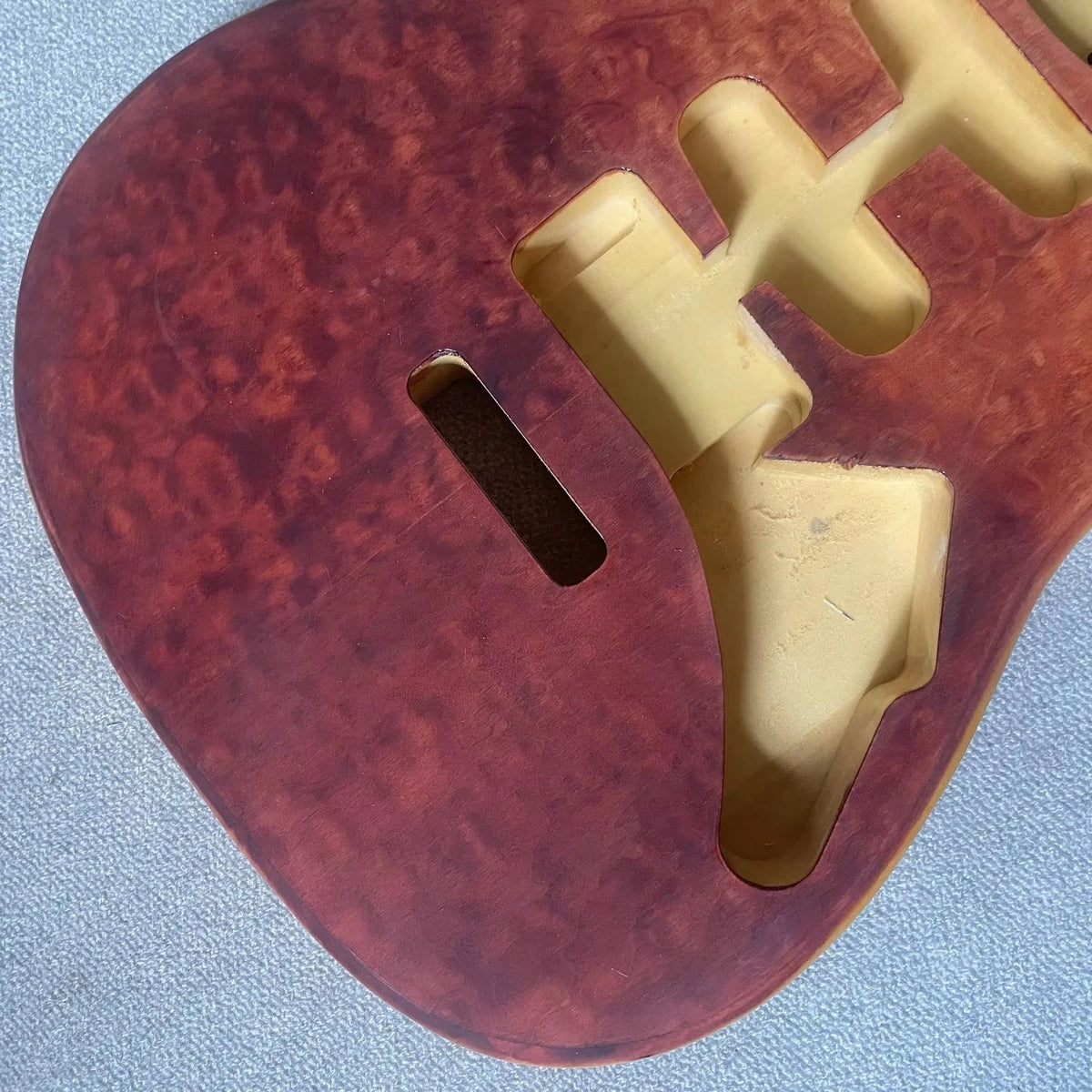 SSH Quilted Maple Top Guitar Basswood Body Fit ST DIY Project