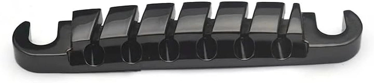 Black Set Guitar Tune O Matic Bridge with Tailpiece Stopbar Fit Ibanez Guitars