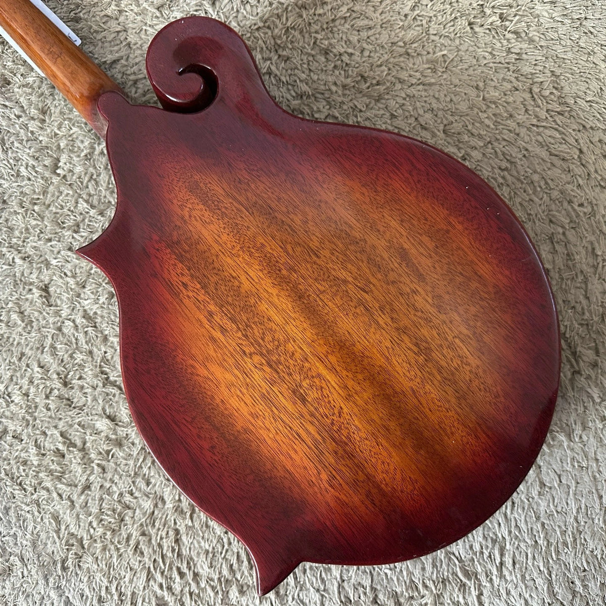 Cherry Burst Washburn 8 String Mandolin, Mahogany Veneer Top Body, 24 Frets