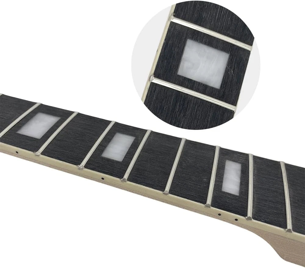 Unfinished 4 String Bass Maple Neck, 2 Frets Rosewood Fingerboard Fit Jazz Bass