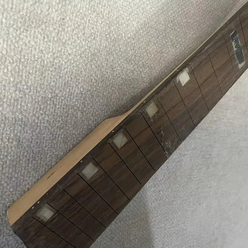 Maple Wood 4 String Electric Bass Neck, Rosewood Fingerboard 24 Frets