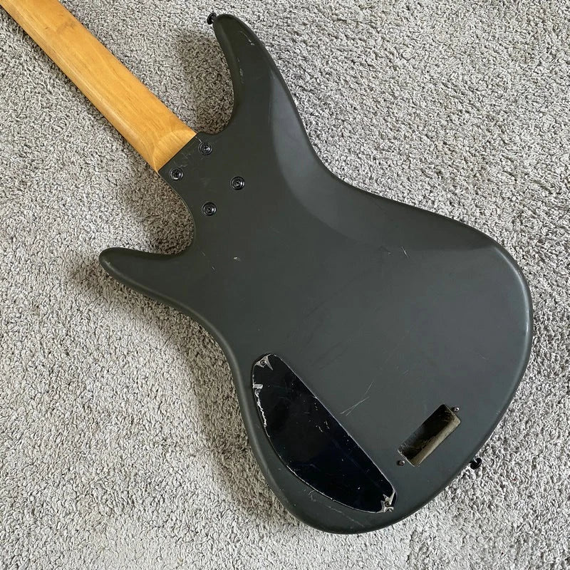 DIY 4 String Electric Bass, Basswood Body, Maple Neck, Rosewood Fingerboard