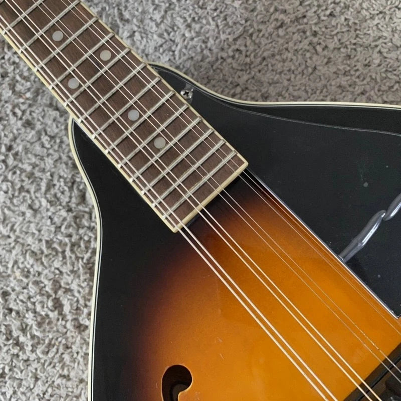 Tobacco Burst 8 String Mandolin, Spruce Top Body, Mahogany Neck, 20 Frets