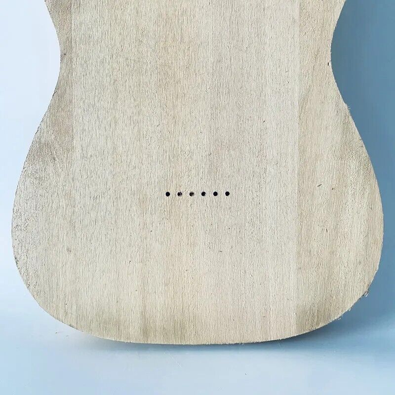 1 Set Unfinished Basswood Guitar HH Body with Maple Neck