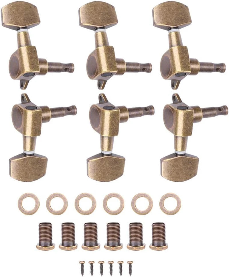 3R3L Copper Bronze Guitar Tuning Pegs Keys Fit Epiphone,Cort,<wbr/>Rogue,Peavey,I<wbr/>banez
