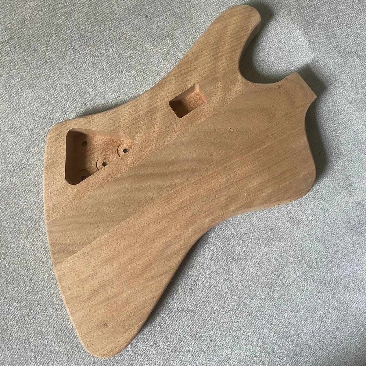 Custom 4 String Bass Body, Mahogany, Unfinished