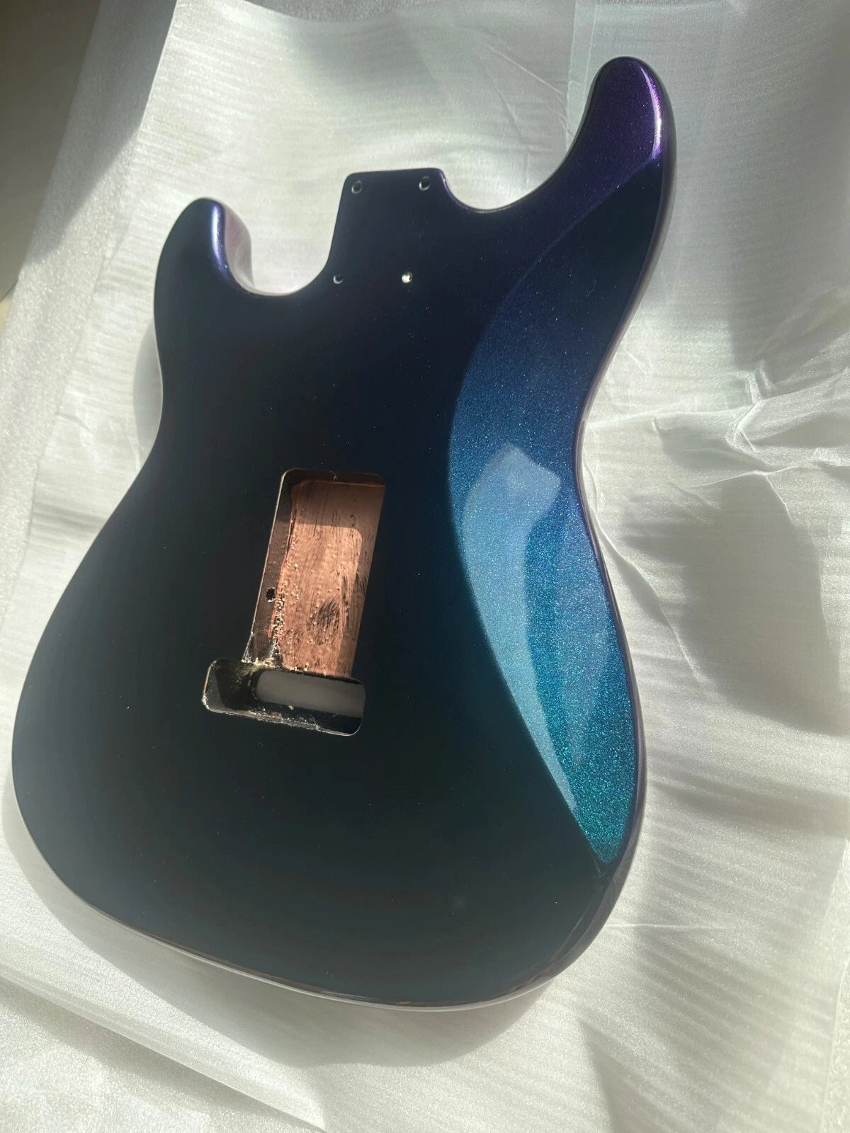 Chameleon Green Alder Wood Guitar SSS Body Fit Strat ST