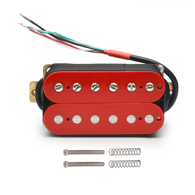 Red Guitar Humbuckers Pickups Fit Kiesel,Peavey,<wbr/>Ibanez,Godin,E<wbr/>piphone,Dean