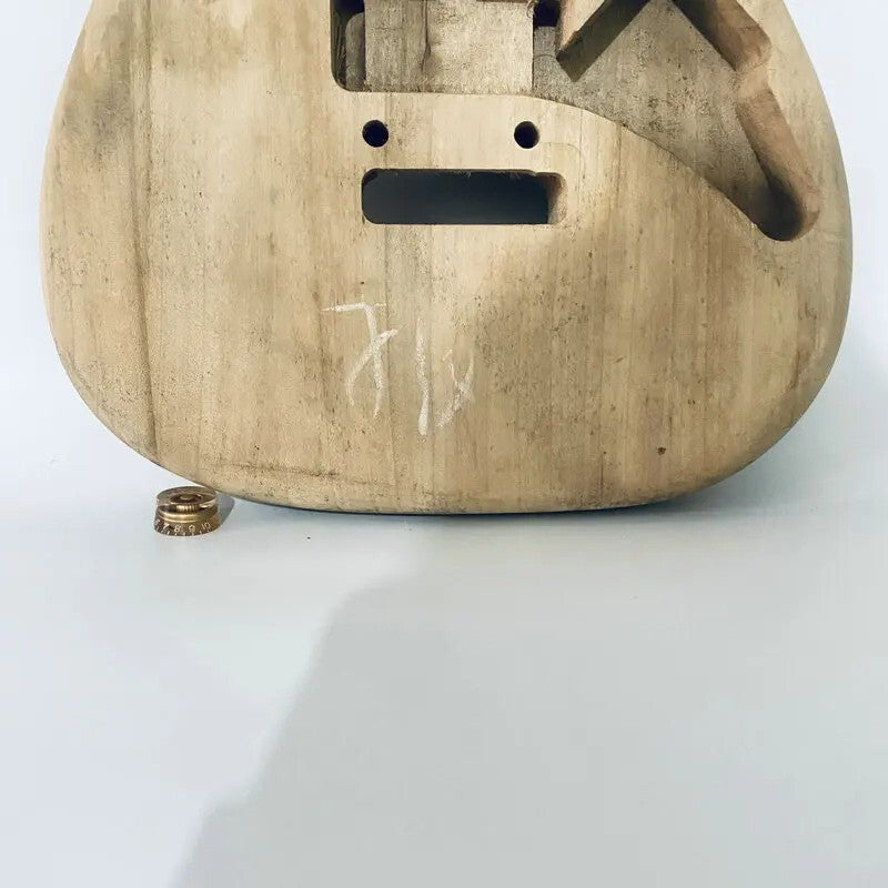 HSS Basswood Guitar Double Cutaway Body with 2 Point Bridge System Fit Strat ST