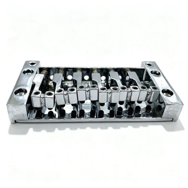 Custom Fixed Hardtail Guitar Bridge with Adjustable Saddles