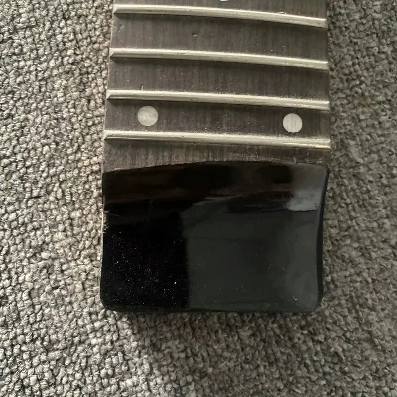 Black 5 String Bass Maple Wood Neck, Rosewood 24 Frets Fingerboard