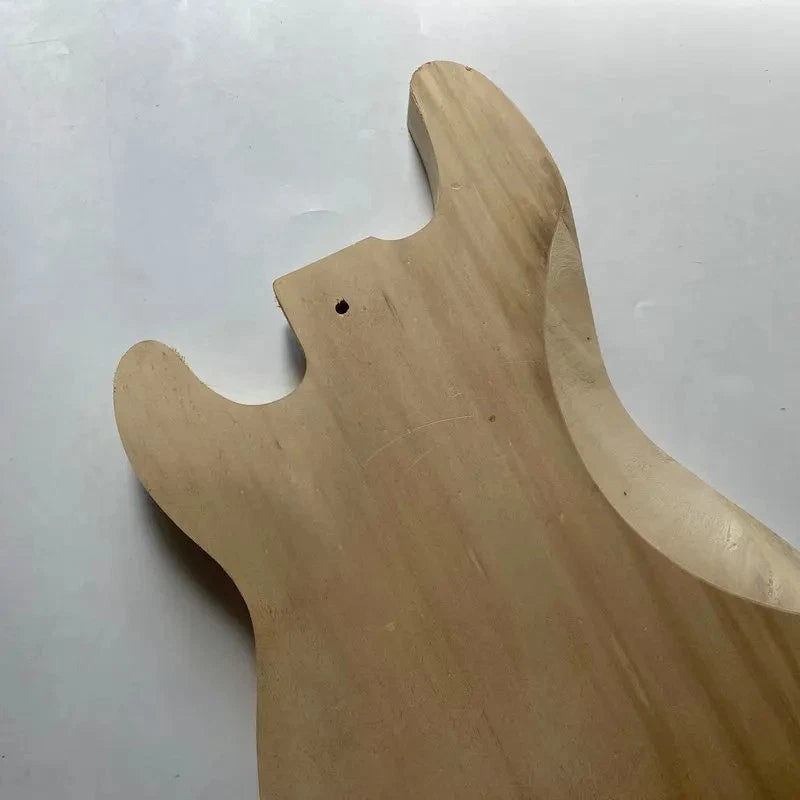 Unfinished Basswood 4/5 String Bass Body DIY Project
